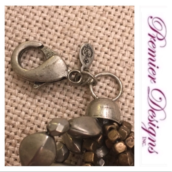 9 Strand Antiqued Matte Silver Brass WEAR IT NOW - Picture 9 of 11